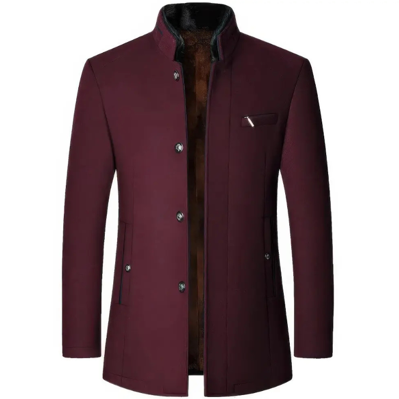 Stylischer Winter-Trenchcoat für Herren in elegantem Design