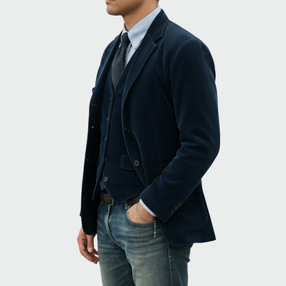 Elegantes Blazer- und Westen-Set für Herren | Arven
