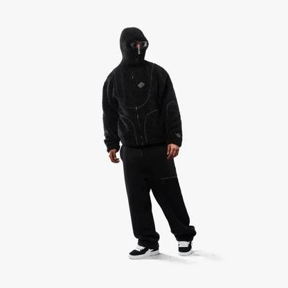 Trendiger moderner Herren-Kapuzenpullover im sportlich-urbanen Design