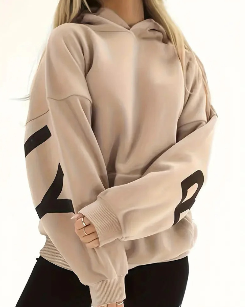 Trendiger Oversize-Hoodie für Damen mit lockerer Passform und modernem Stil