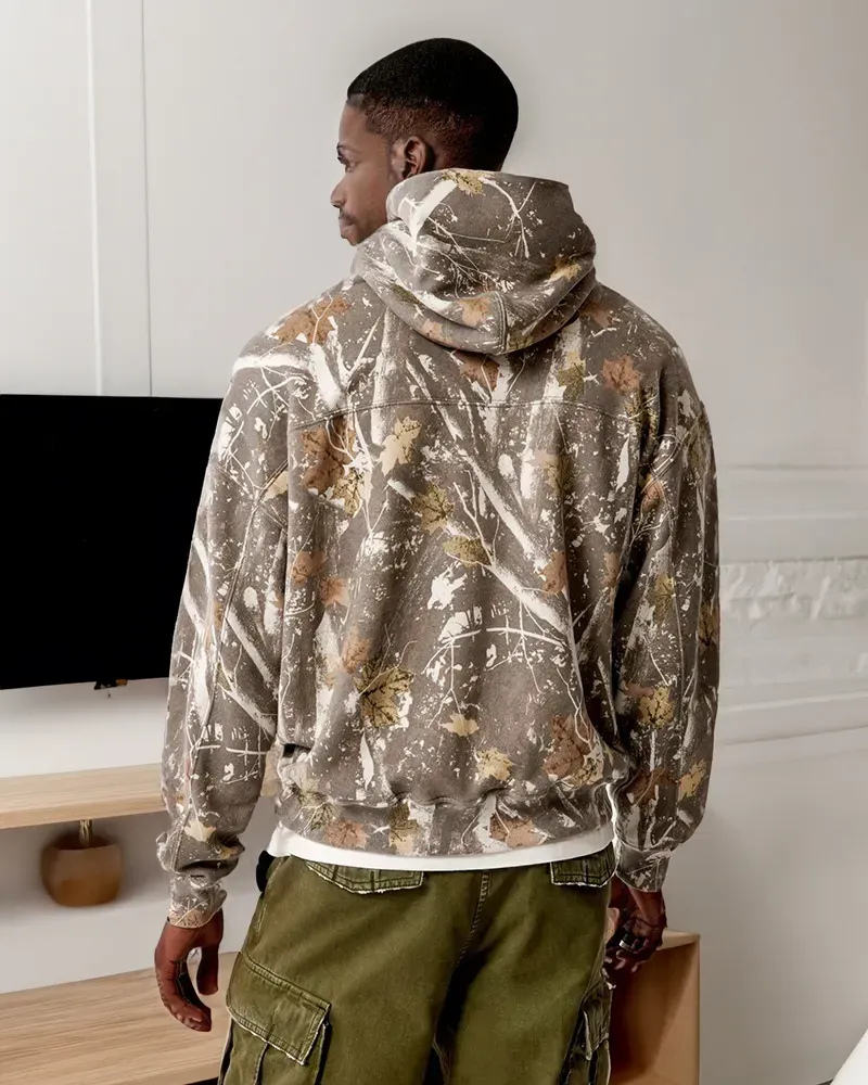Unisex bequemer Camouflage-Hoodie, stylisch und komfortabel für Alltag und Freizeit
