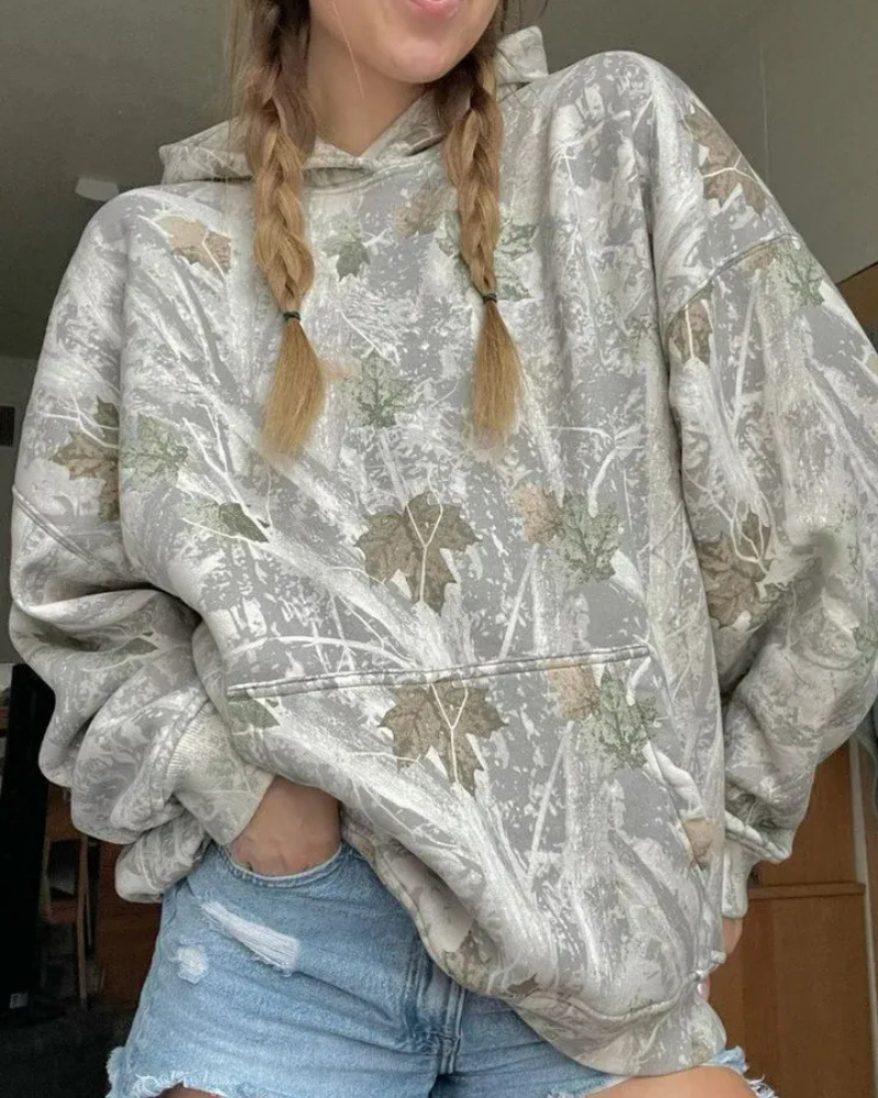 Unisex bequemer Camouflage-Hoodie, stylisch und komfortabel für Alltag und Freizeit