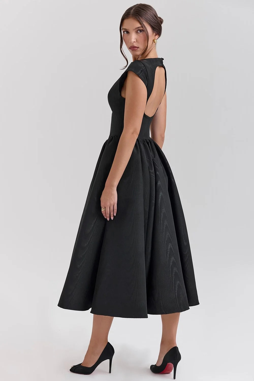 Vintage-Cocktailkleid für Damen in figurbetonter Passform für festliche Anlässe