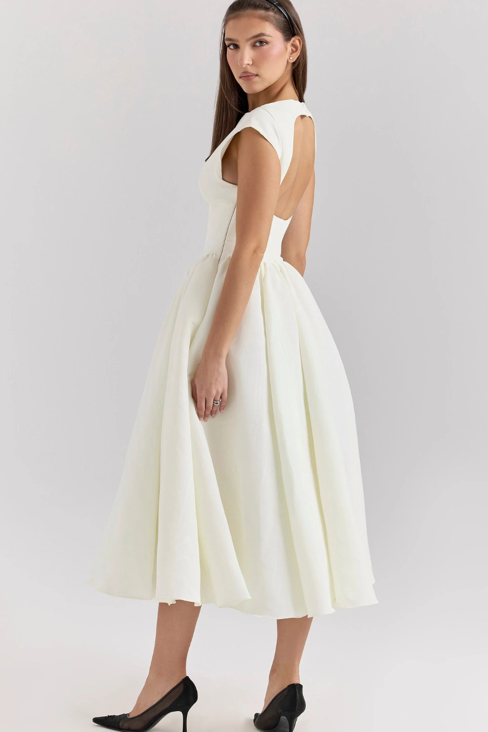 Vintage-Cocktailkleid für Damen in figurbetonter Passform für festliche Anlässe