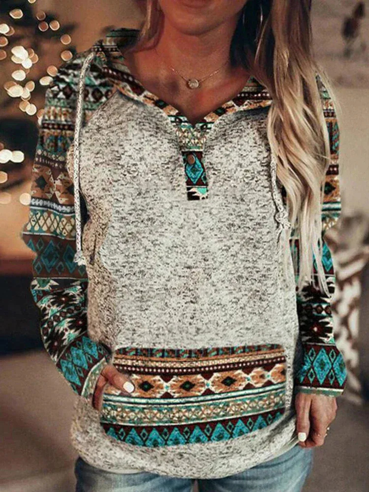 Damen Vintage-Hoodie, bequem und stilvoll für Freizeit und Alltag