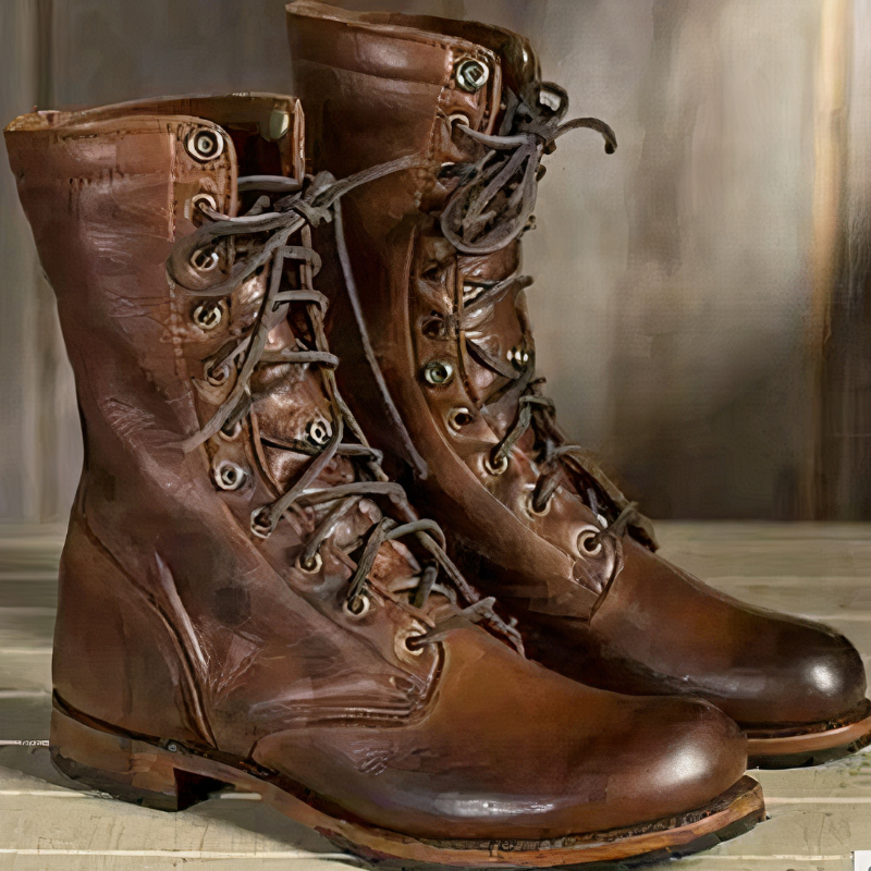 Vintage-Schnürstiefel für Damen mit zeitlosem Design, ideal für Alltag und besondere Anlässe