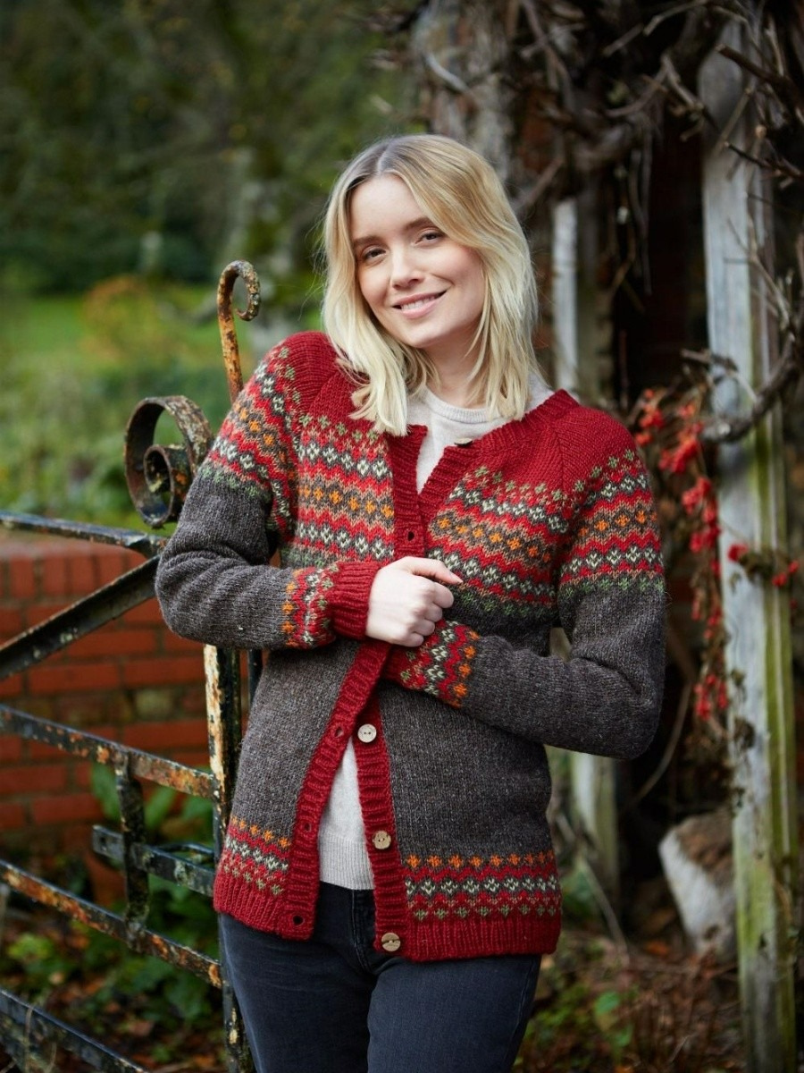 Vintage-Strickjacke für Damen in elegantem Design