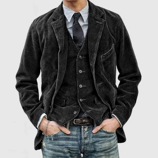 Vintage warmer Blazer für Herren im klassischen Stil