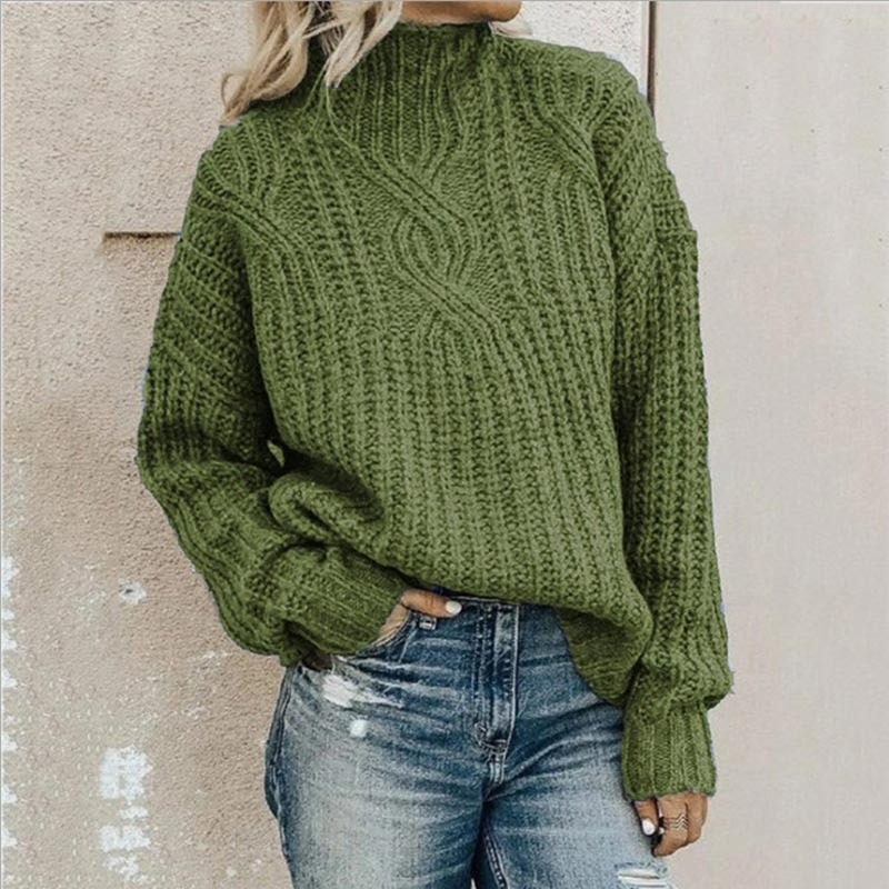 Warm gestrickter Damenpullover, bequem und stilvoll für Alltag und Freizeit