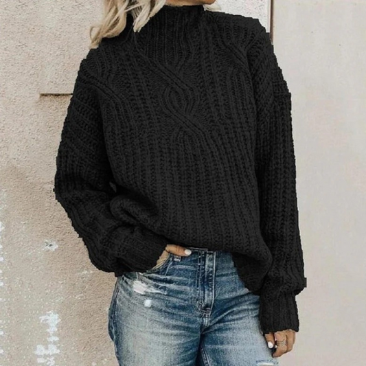 Warm gestrickter Damenpullover, bequem und stilvoll für Alltag und Freizeit