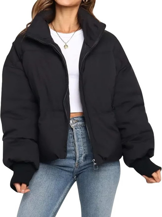 Warme Daunenjacke für Damen in modernem und funktionalem Design
