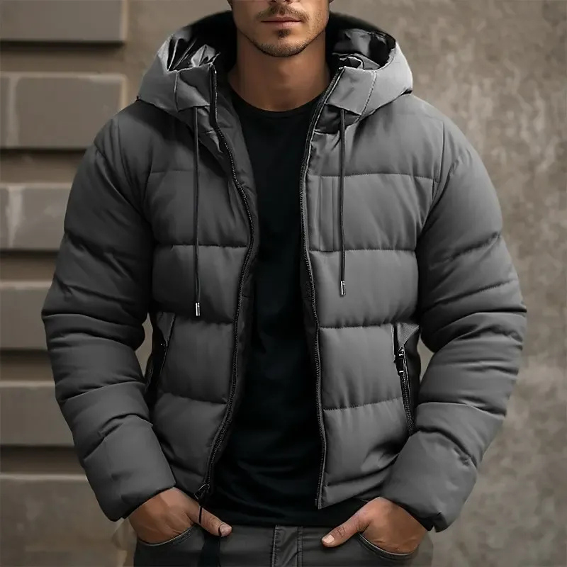 Warme Daunenjacke für Herren im modernen Design