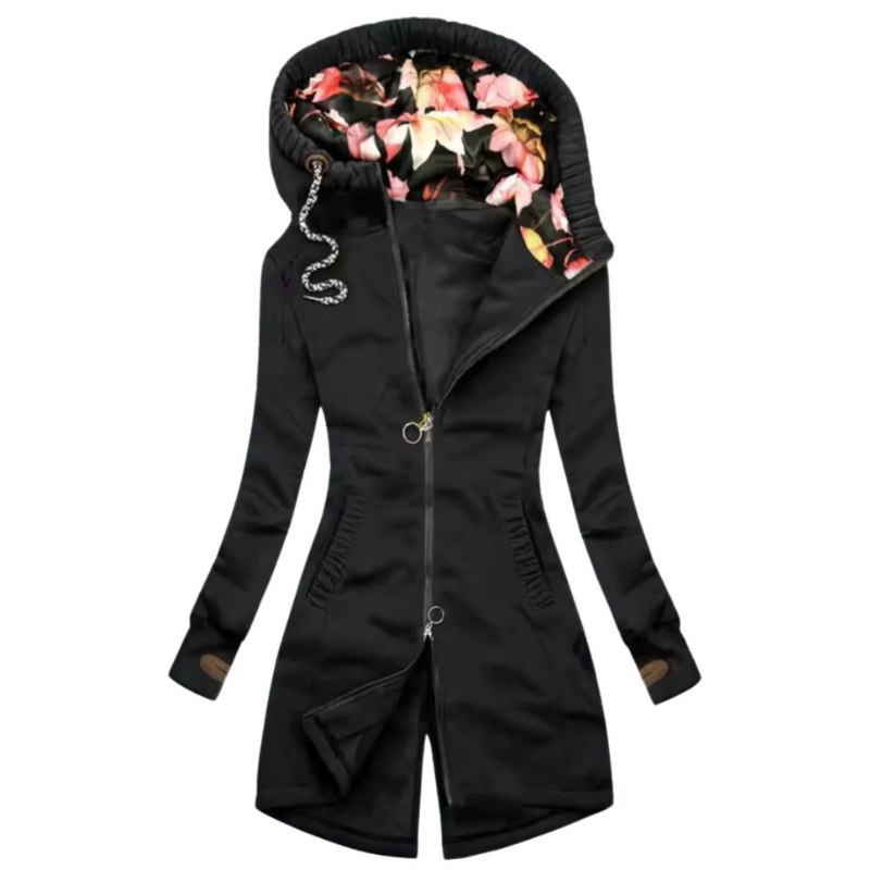 Warme Kapuzenjacke für Damen in modernem Design