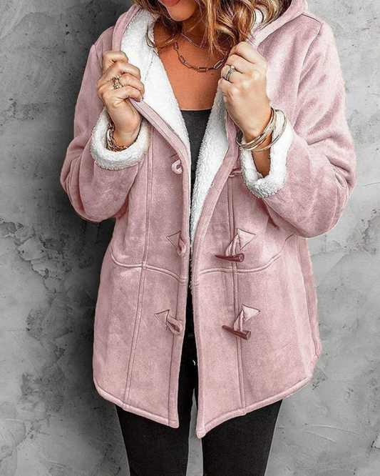 Warme Kapuzenjacke für Damen in wintertauglichem Design