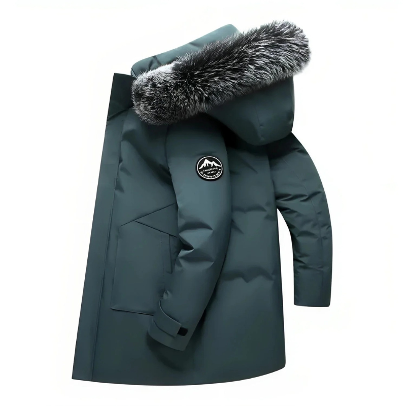 Warme Kapuzenjacke für Herren mit modernem Design und bequemer Passform