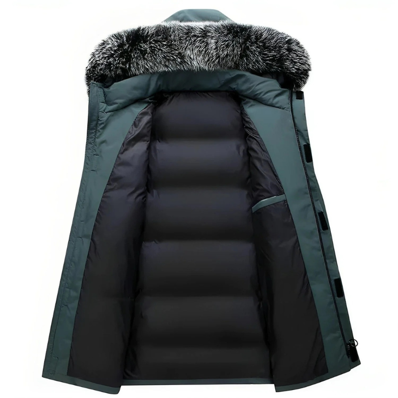 Warme Kapuzenjacke für Herren mit modernem Design und bequemer Passform