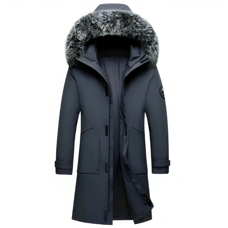 Warme Kapuzenjacke für Herren mit modernem Design und bequemer Passform
