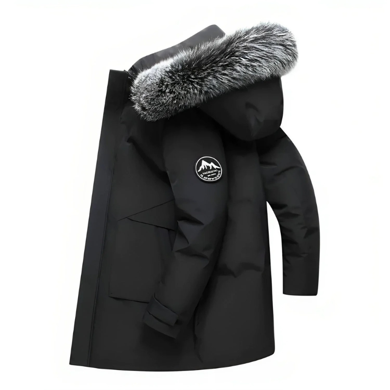 Warme Kapuzenjacke für Herren mit modernem Design und bequemer Passform