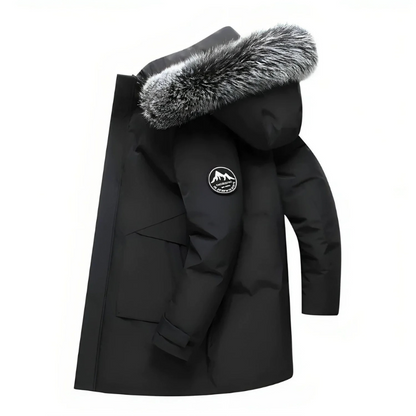 Warme Kapuzenjacke für Herren mit modernem Design und bequemer Passform