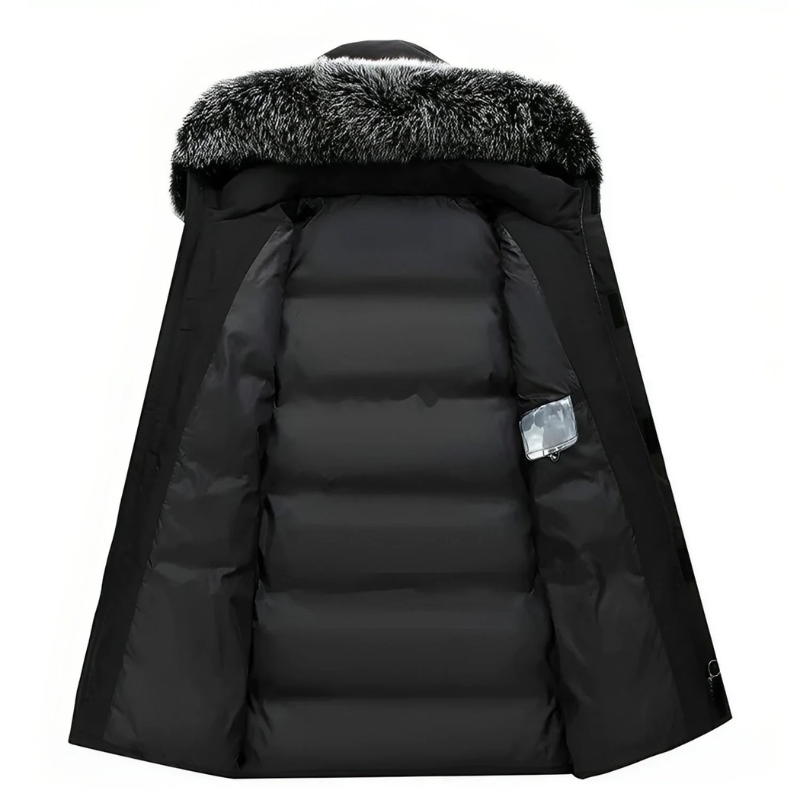 Warme Kapuzenjacke für Herren mit modernem Design und bequemer Passform