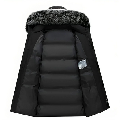 Warme Kapuzenjacke für Herren mit modernem Design und bequemer Passform