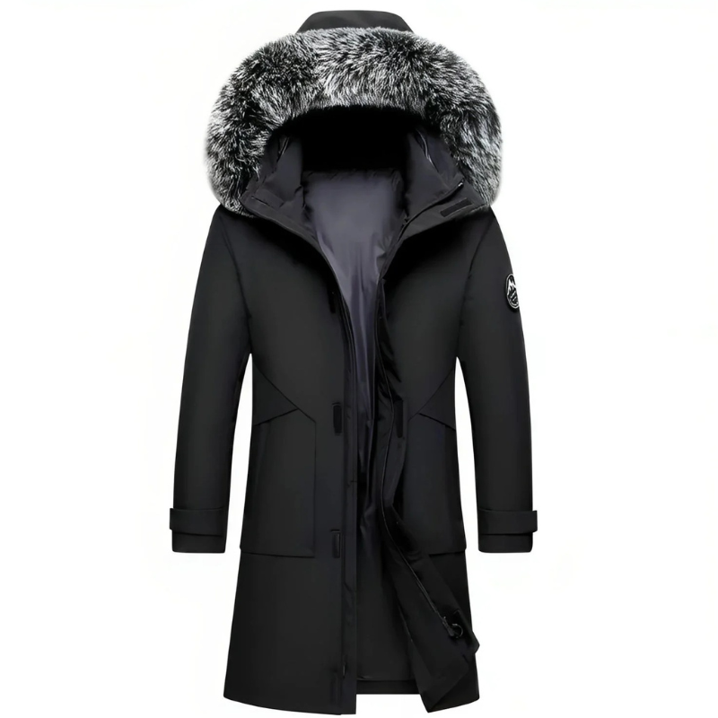 Warme Kapuzenjacke für Herren mit modernem Design und bequemer Passform