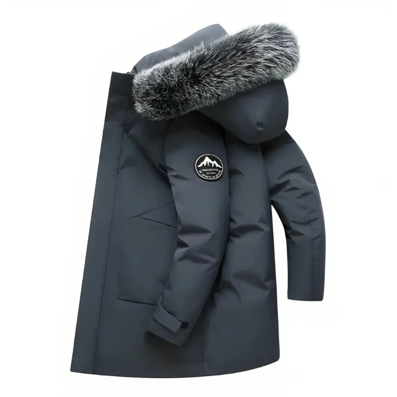Warme Kapuzenjacke für Herren mit modernem Design und bequemer Passform