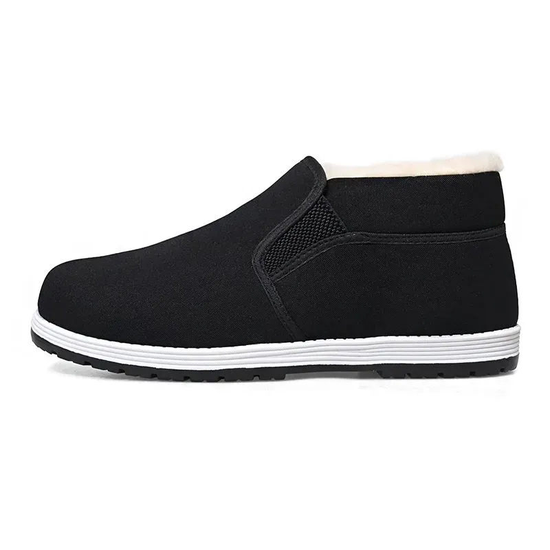 Warme Plüsch-Stiefeletten für Herren in stilvollem Design