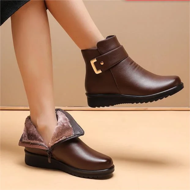 Warme Stiefeletten für Damen mit elegantem Design und bequemem Tragekomfort