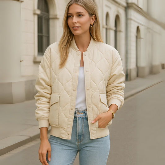 Warme und trendige Jacke für Damen für kühle Tage