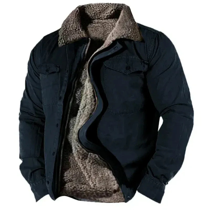 Warme Vintage-Jacke für Herren im zeitlosen Design