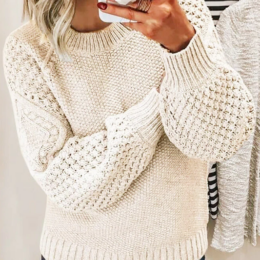 Warmer und kuscheliger Strickpullover für Damen in elegantem Design