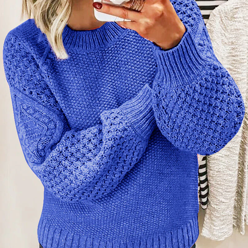Warmer und kuscheliger Strickpullover für Damen in elegantem Design