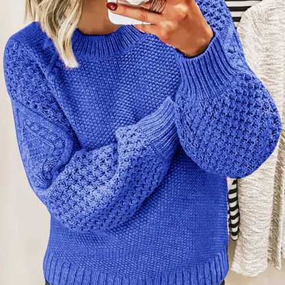 Warmer und kuscheliger Strickpullover für Damen in elegantem Design