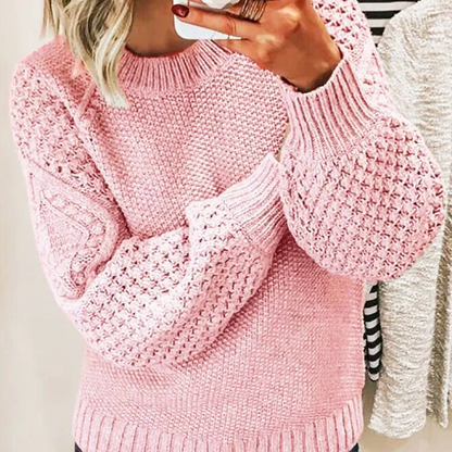 Warmer und kuscheliger Strickpullover für Damen in elegantem Design