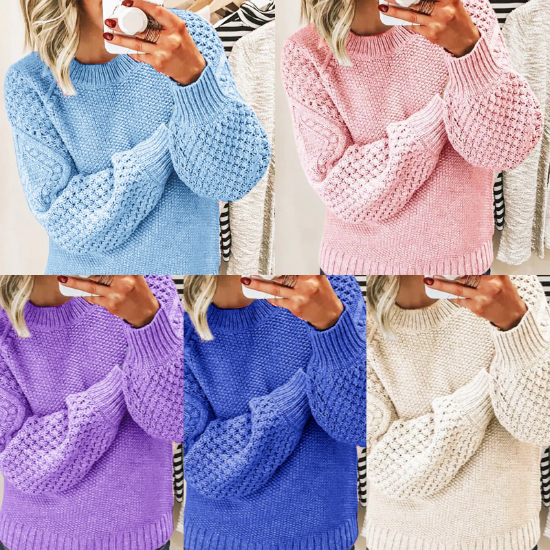 Warmer und kuscheliger Strickpullover für Damen in elegantem Design