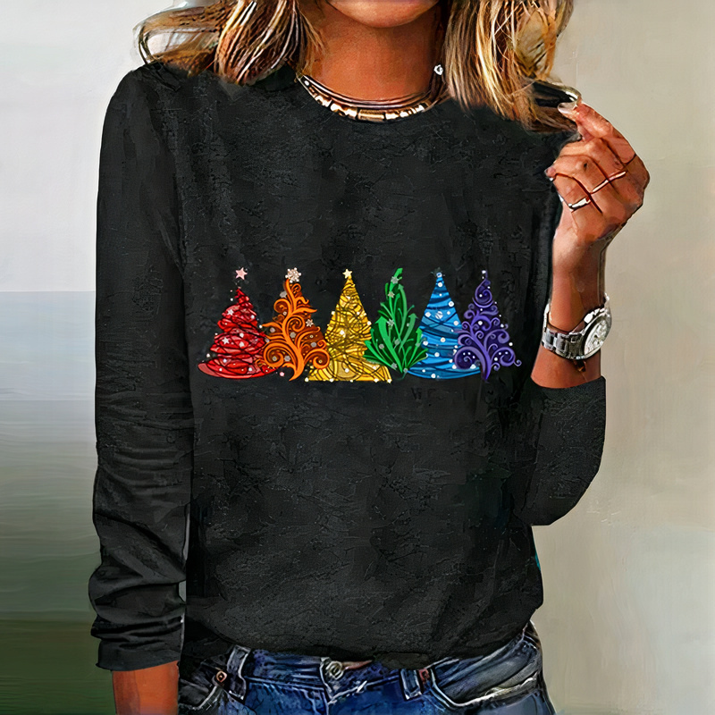 Warmer modischer Damenpullover in modernem Design, ideal für Herbst und Winter