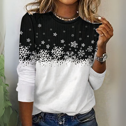 Warmer modischer Damenpullover in modernem Design, ideal für Herbst und Winter