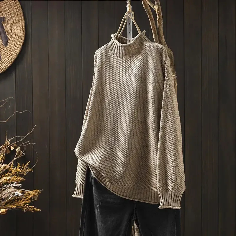 Warmer Rollkragenpullover für Damen in elegantem Design