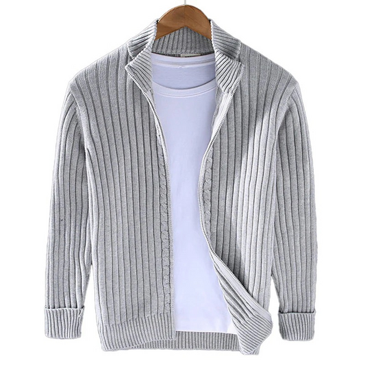Warmer Strickcardigan für Herren in zeitlosem Design für Alltag und Freizeit.