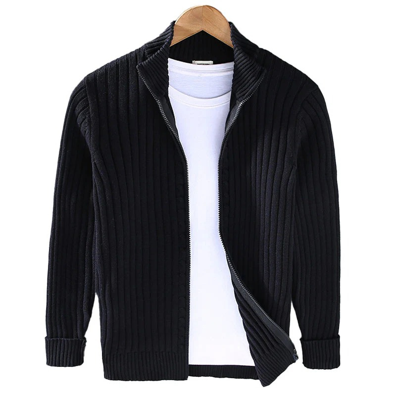 Warmer Strickcardigan für Herren in zeitlosem Design für Alltag und Freizeit.