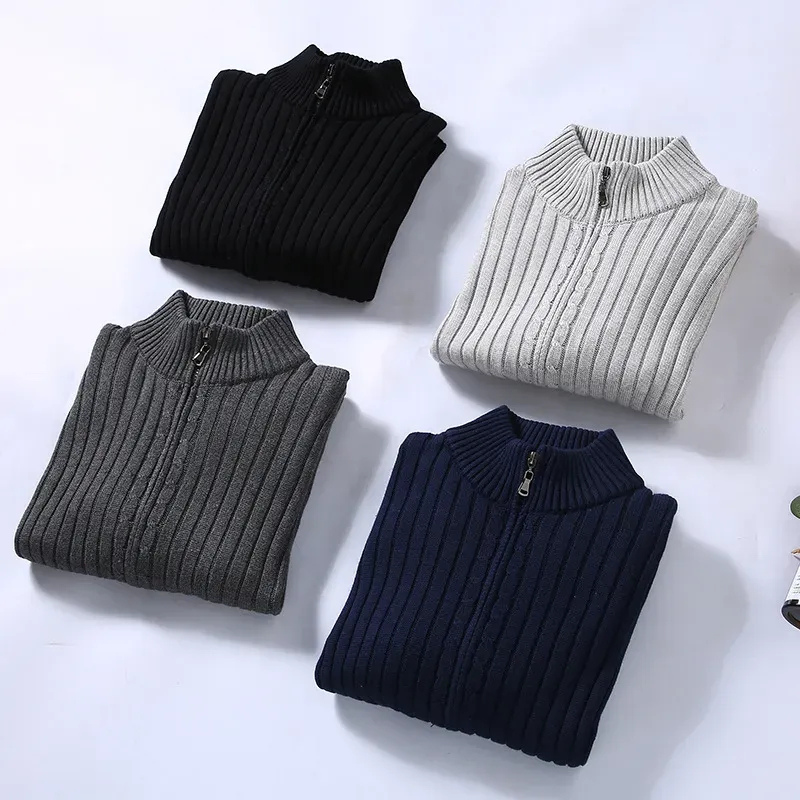 Warmer Strickcardigan für Herren in zeitlosem Design für Alltag und Freizeit.