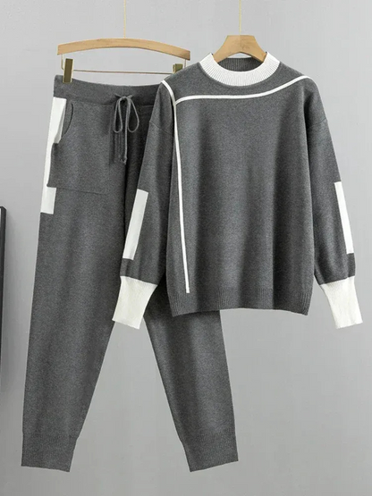 Warmes Herbst-Lounge-Set für Damen in modernem Look