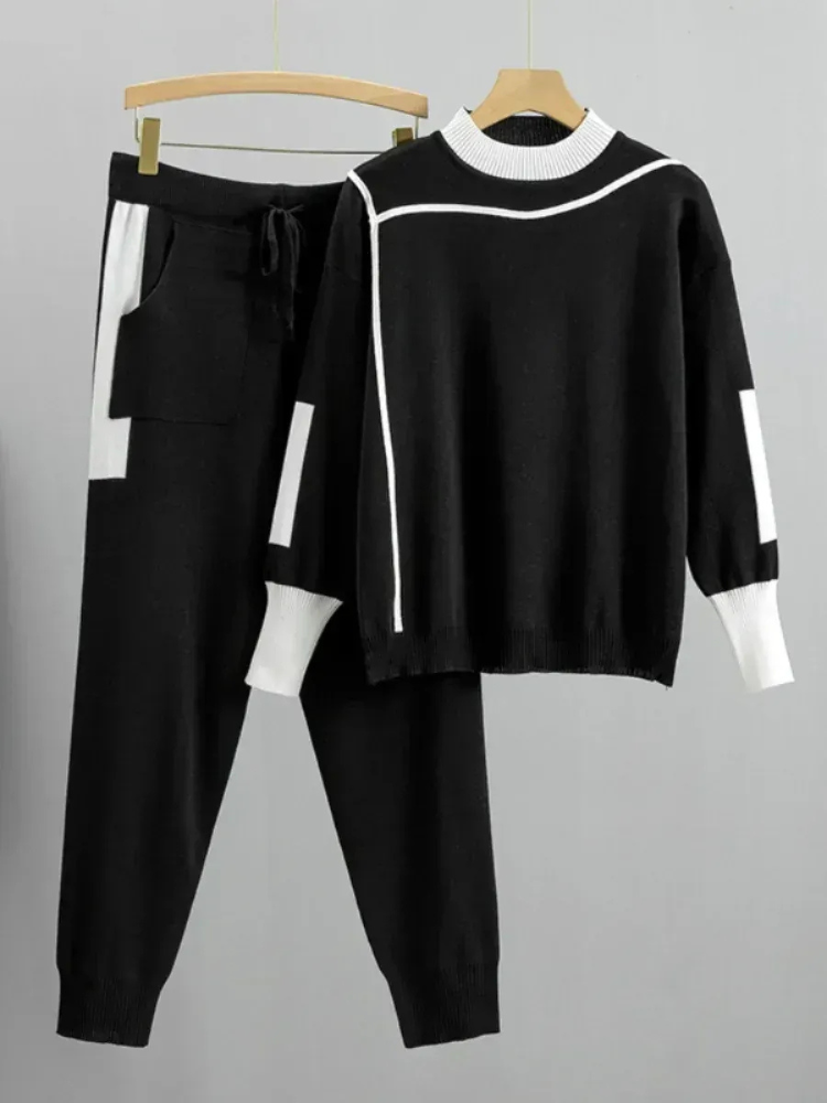 Warmes Herbst-Lounge-Set für Damen in modernem Look