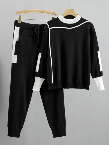 Warmes Herbst-Lounge-Set für Damen in modernem Look