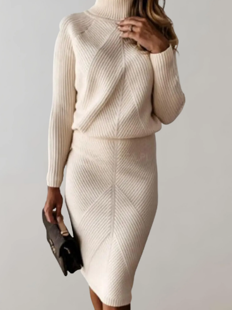 Damen warmes und kuscheliges Set, komfortabel und stilvoll für kalte Tage