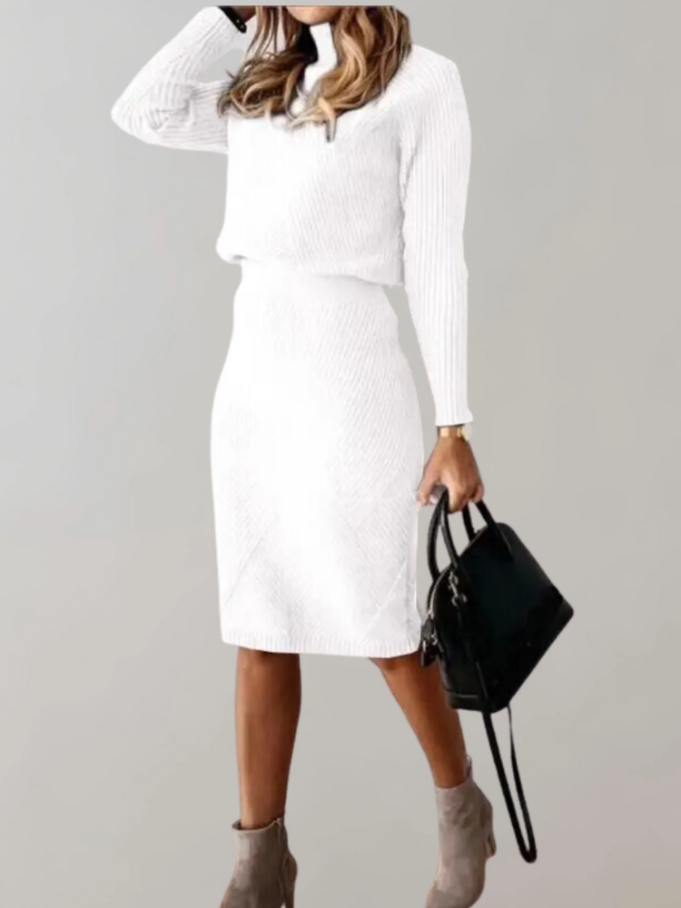 Damen warmes und kuscheliges Set, komfortabel und stilvoll für kalte Tage