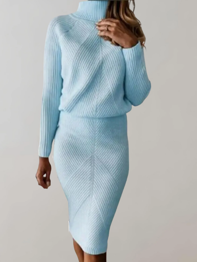 Damen warmes und kuscheliges Set, komfortabel und stilvoll für kalte Tage