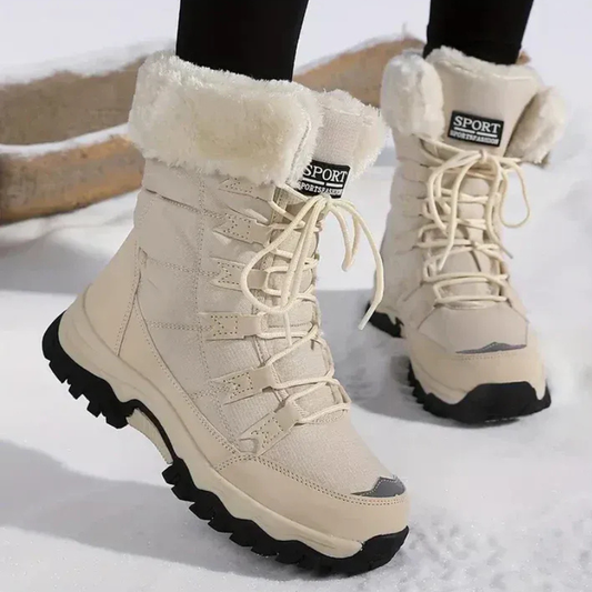 Wasserdichte warme Stiefel für Damen, komfortabel und sicher für Winter und Outdoor-Aktivitäten