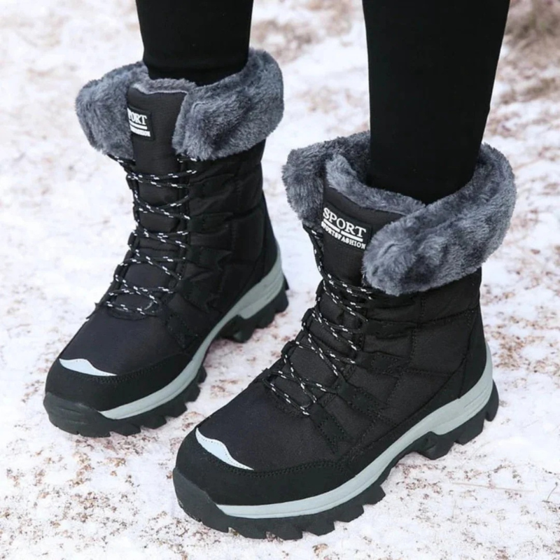 Wasserdichte warme Stiefel für Damen, komfortabel und sicher für Winter und Outdoor-Aktivitäten